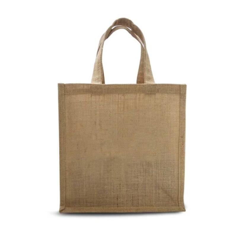 Square Shaped Promotional Jute Bags